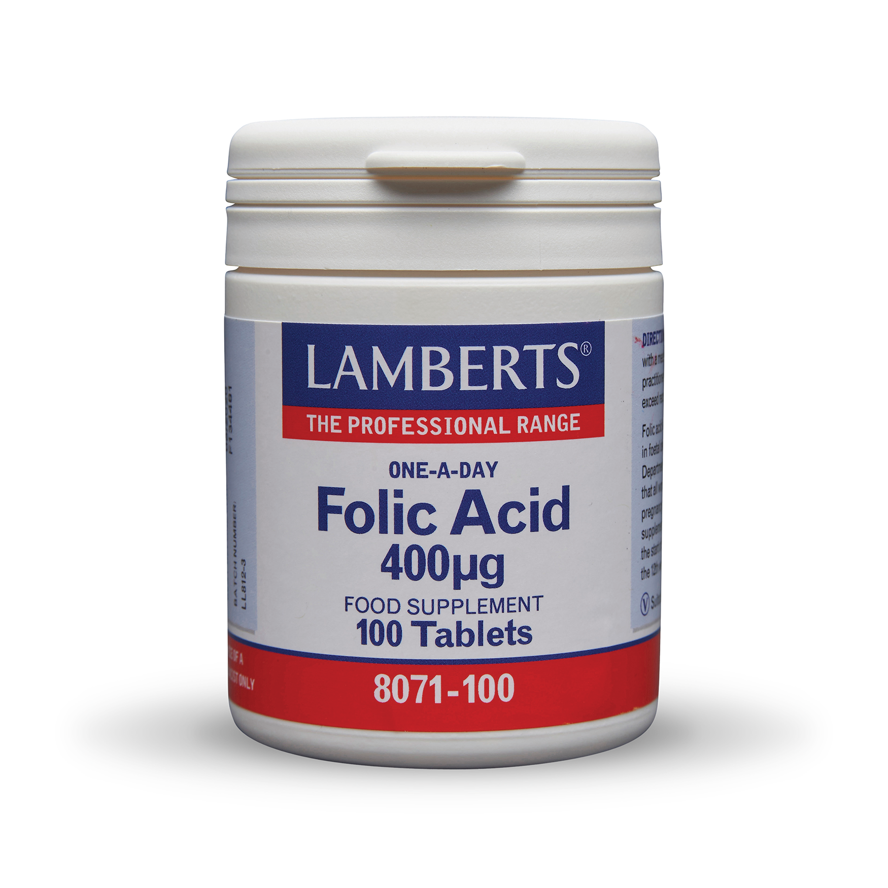 Lamberts Folic Acid 400μg