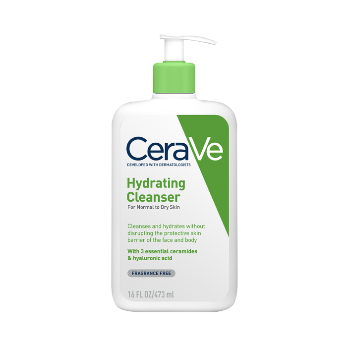 Cerave Hydrating Cleanser Κρέμα Καθαρισμού Προσώπου & Σώματος 473ml