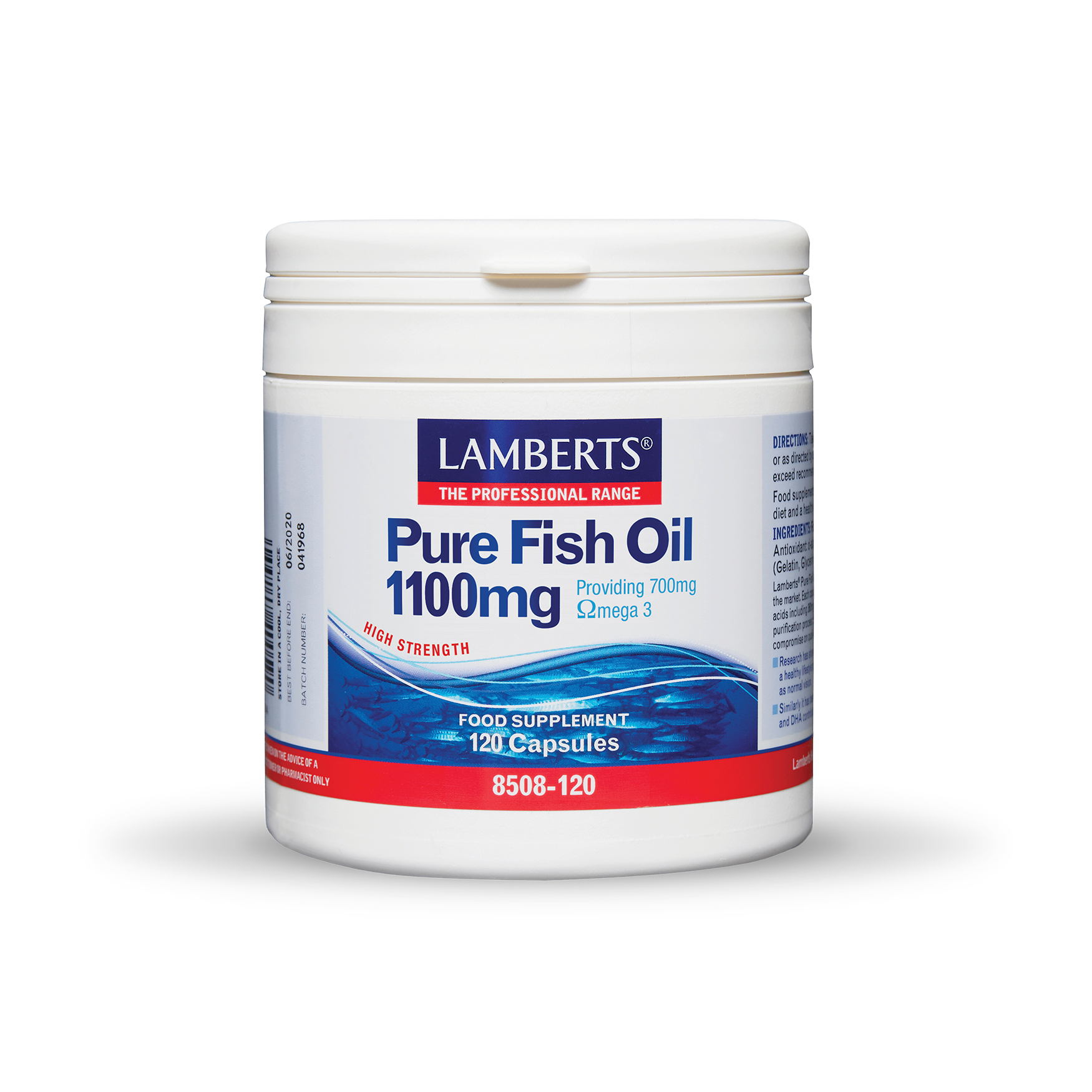 Lamberts Pure Fish Oil 1100mg