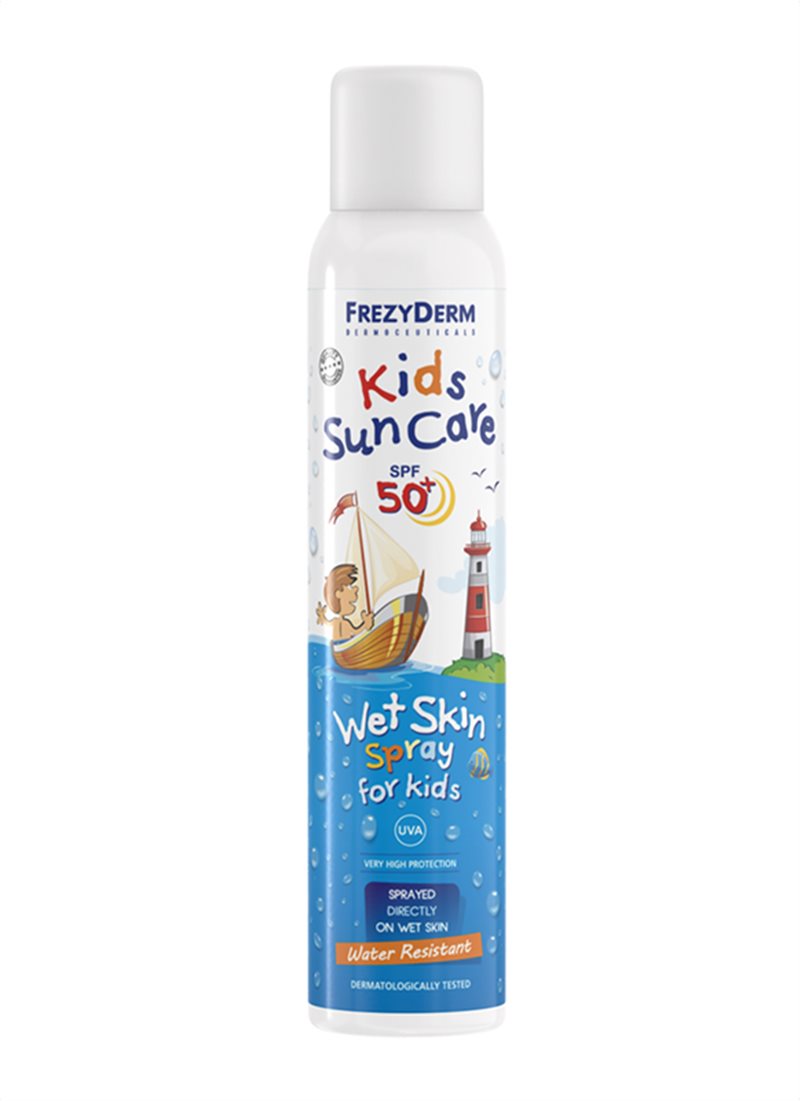 Frezyderm Kids Sun Care Spf 50+ Wet Skin Spray Παιδικό Αντηλιακό Σπρέι