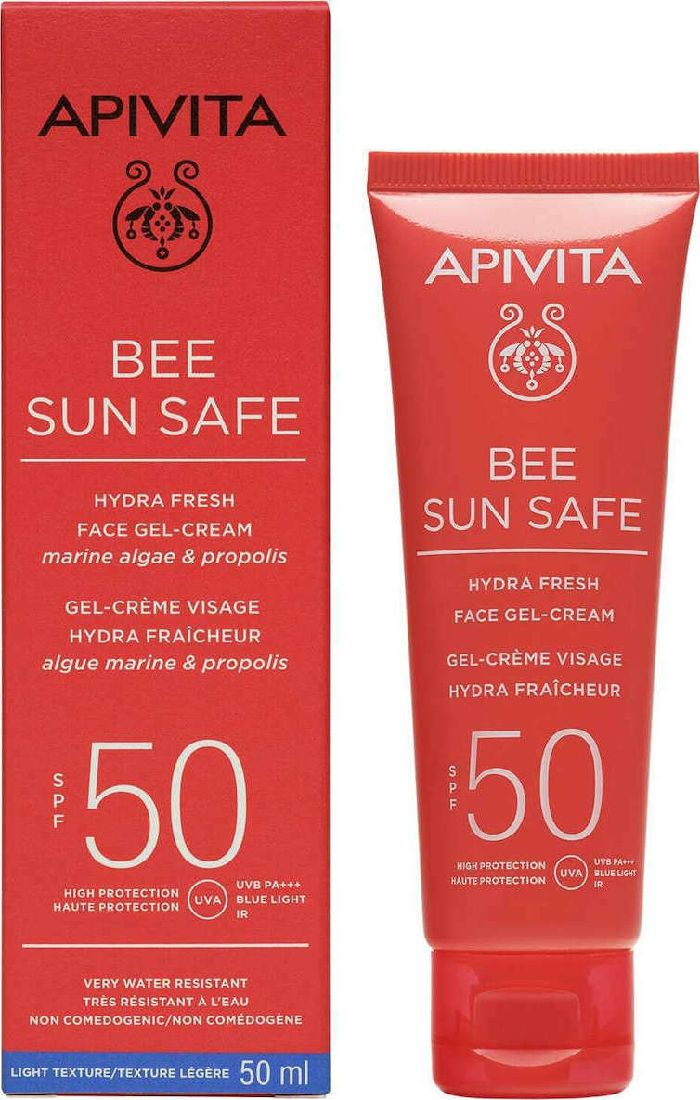 Apivita Bee Sun Safe Κρέμα-Gel Προσώπου SPF50 50ml