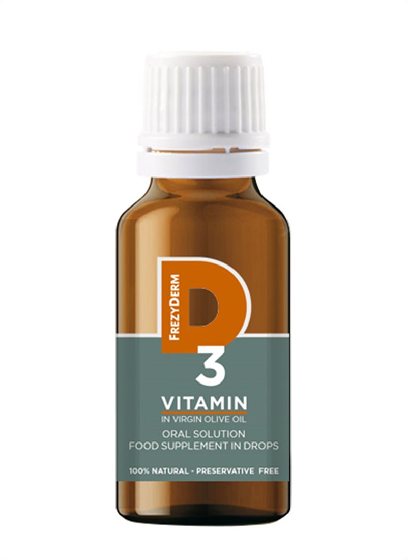 Frezyderm Συμπλήρωμα Διατροφής ως Πηγή Βιταμίνης D3