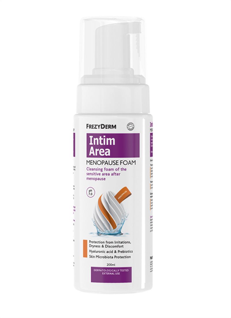 Frezyderm Intim Area Menopause Foam Αφρός καθαρισμού για ευαίσθητη περιοχή