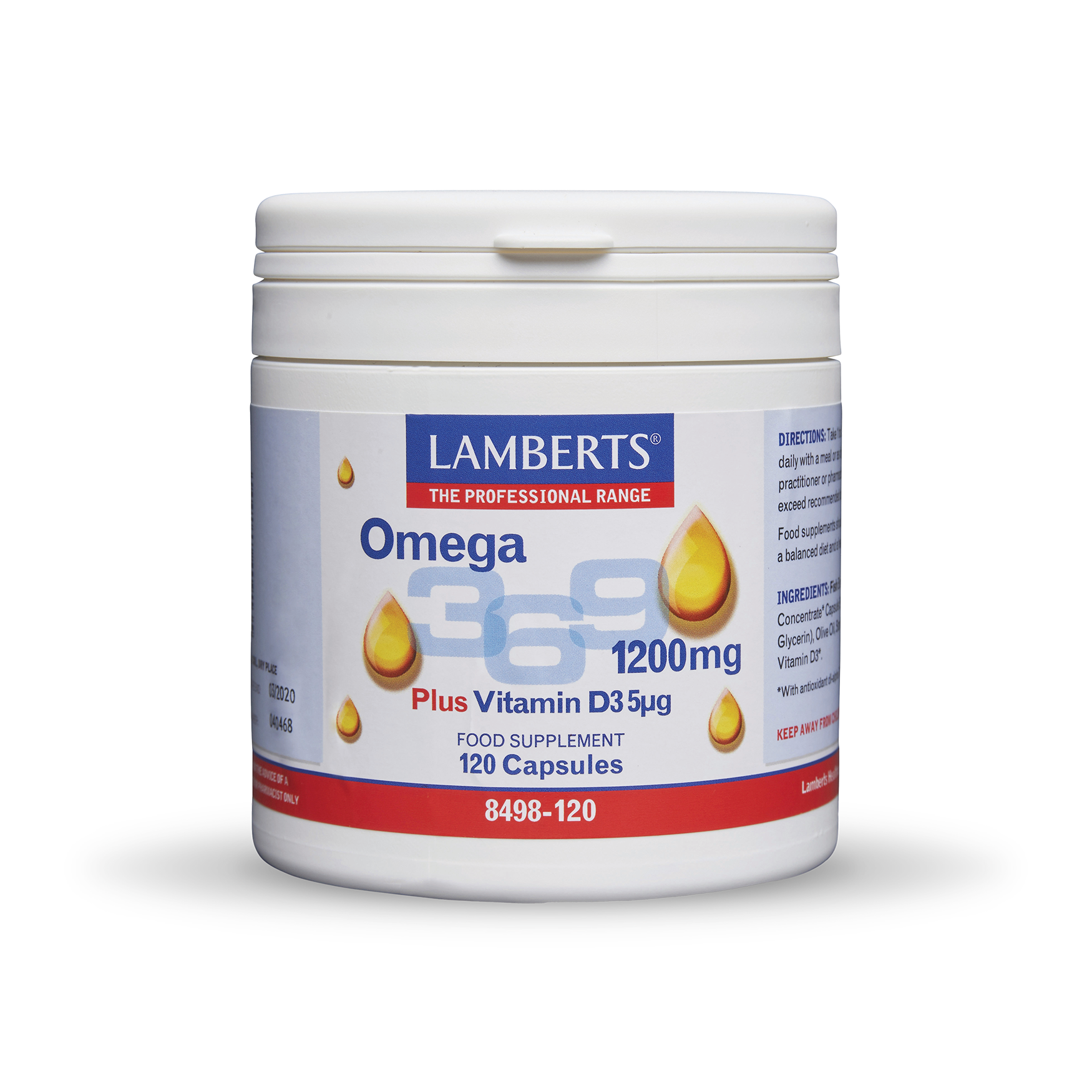 Lamberts Omega 3-6-9 1200mg