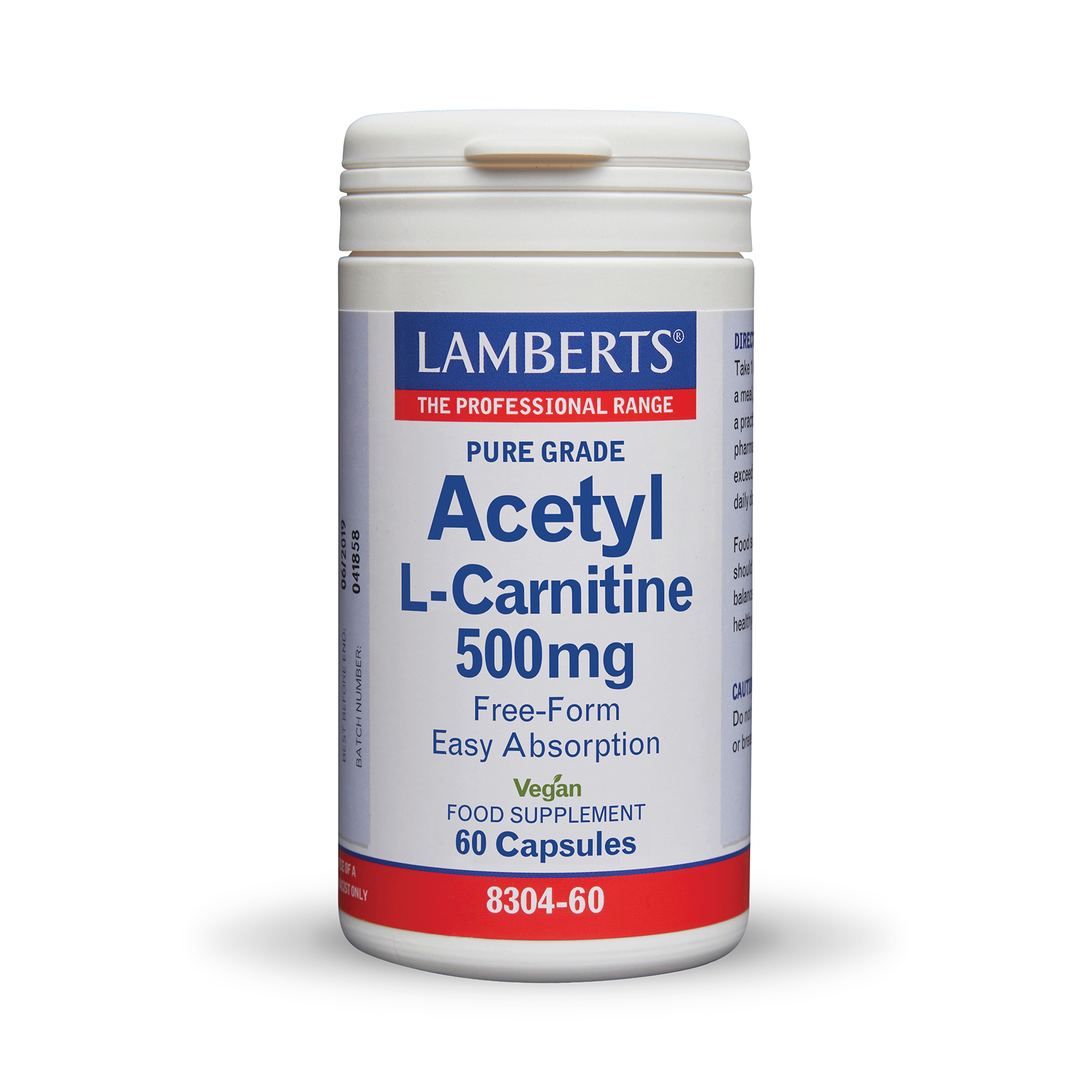 Lamberts Acetyl L Carnitine των 500mg
