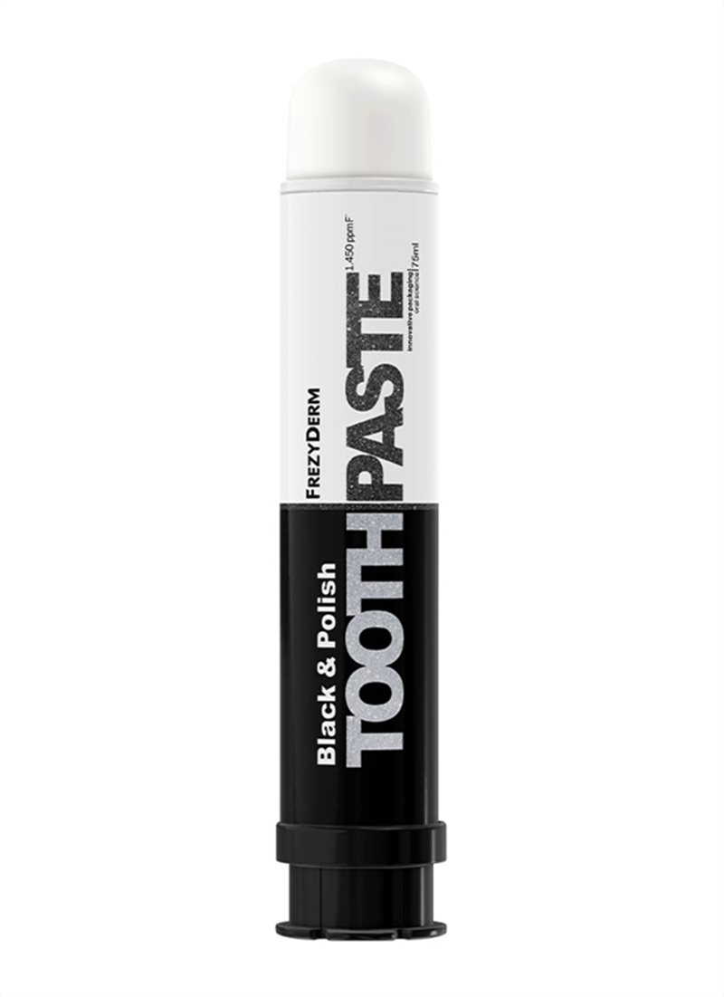 Frezyderm Black & Polish Toothpaste Οδοντόκρεμα για Λεύκανση με Ενεργό Άνθρακα