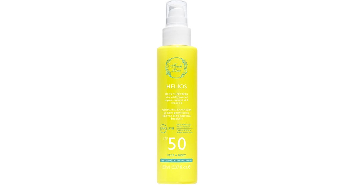 Fresh Line Helios Milk/Spray Προσώπου & Σώματος SPF50 150ml