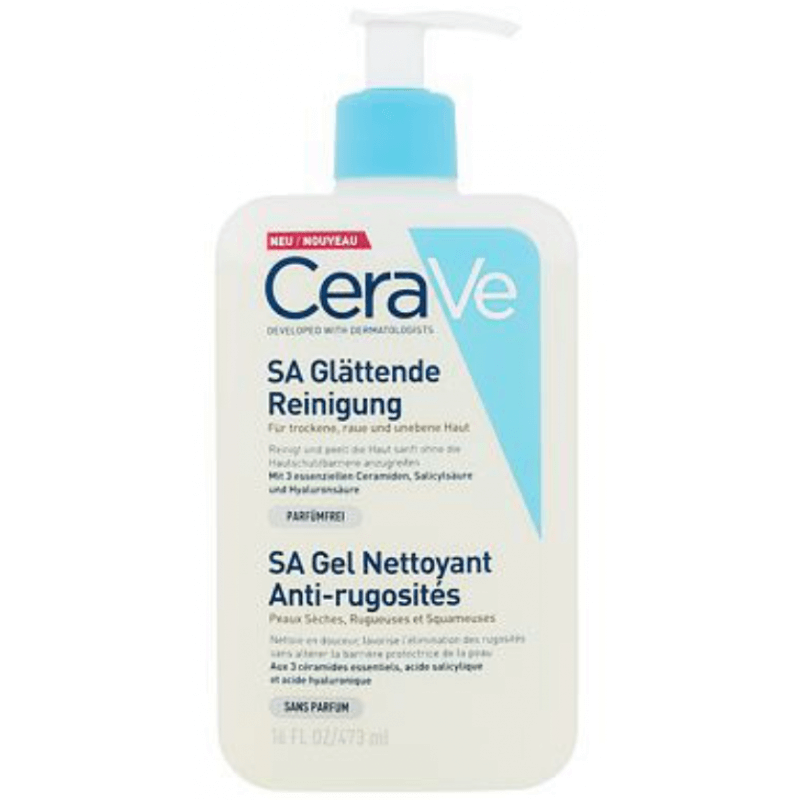 Cerave SA Smoothing Cleanser Gel Καθαρισμού Προσώπου & Σώματος