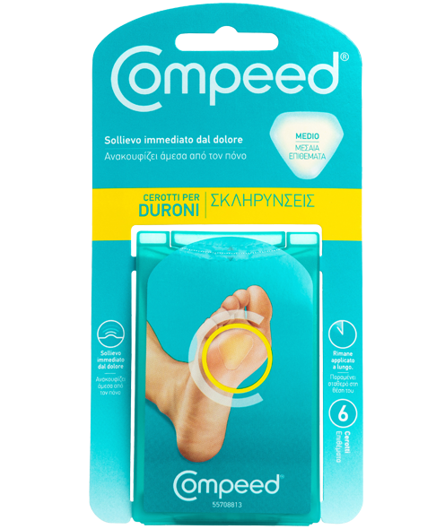 Compeed Μεσαία Επιθέματα για Σκληρύνσεις x6