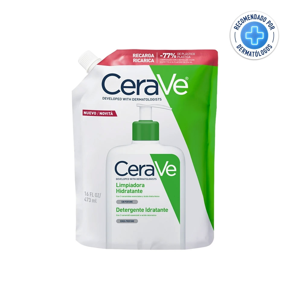 Cerave Hydrating Cleanser Refill Κρέμα Καθαρισμού Προσώπου & Σώματος 473ml
